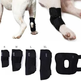 Vestuário para cães protege bandagem protetor de artrite capa suporte de perna cães jarrete cinta conjunta joelheiras para animais de estimação almofada de recuperação de lesões