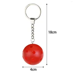 Keychains 12Pcs/Set Pickleball Keychain Bag Pendant For Luggage Tags Purse Accessories Car Key Holder Lovers Gifts