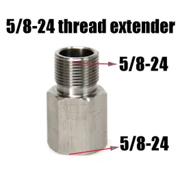 Bränslefilter 5/8-24 Trådförlängare 35mm långt bränslefilter rostfritt stålförlängning kvinna till manlig Soent Trap-adapter för NAPA 4003 Wix Dhulb