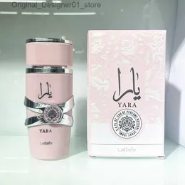 Najwyższej jakości perfumy perfumy perfumy yara 100 ml autorstwa Lattafa Wysoka jakość długotrwała dla kobiet Dubaj Arabska Q240129 940