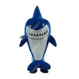 Smile Blue Whale Mascot Costume Simulation Cartoon Character Outfits Suit Adults Size Outfit Unisex Birthday Christmas Carnival Fancy Dress