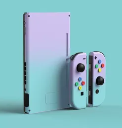 Игровые контроллеры Джойстики Joycon Shell Градиент цвета Защитный чехол Контроллер Joy Con Жесткий корпус Полное покрытие для переключателя Con1444491