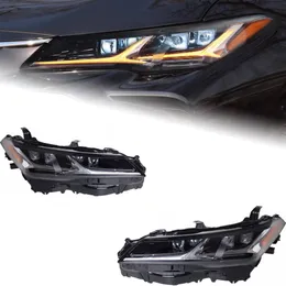 Автомобильные фары для Toyota Avalon 20 18-2023, светодиодные фары, обновленный проектор, светодиодные линзы, аксессуары, передняя сигнальная лампа