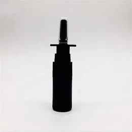 Nave 4 pezzi 10 ml 0 34 once HDPE nero flacone spray nasale con pompa spruzzatore nasale atomizzatori vuoti portatili bottiglia per trucco cosmetico243o