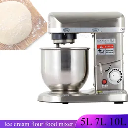 5L 7L 10 L Vollautomatische Lebensmittelmixer Teigmixer Schneebesen mit Funktion Multifunktionsküche elektrisch