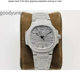 Patek-Phillippe Montre 35,2 mm De Gr-7118 Luxe Diamantbesetzte Uhr Kal. 324 s Automatikuhr mit mechanischem Uhrwerk Damenuhr mit Faltschließe