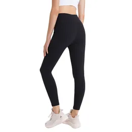 2024 Lu Lu Lemons Women Yoga Shorts Push Ups Fiess Leggings Soft midje Hip Lift Elastic T-Line Sports Pants High Quality Top