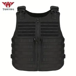 Uppgradera ditt taktiska spel med Yakedas Quick Release Tank Top Vest - 1000D Dålig Molle Extended System!