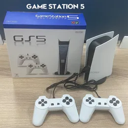 Gamestation 5コンソールAvout Home TV Game Station 200GamesダブルハンドルEUUSUKプラグ240123