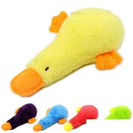 Dog Toys Tuggar P Pet Squeaky Toy Cute Duck Stuffed Puppy Chew for Small Medium Dogs Wholesale H15 Drop Delivery Home Trädgård Supplie Otdtg