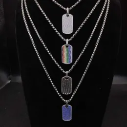frete grátis Designer dy joias de luxo David Yuman Colar de marca de diamante completo com quatro correntes com espessura de 3 mm e comprimento de 50 + 5 cm ou 60 + 5 cm