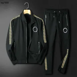 Designer Jacket Men Brand Tracksuit Mens Spring Two Piece Set Fashion Circular Logo Hooded Man Coat Student Trousers 29 Jan