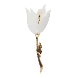 Broszki garnituru Tulip broszka moda ubrania kreatywne obroń
