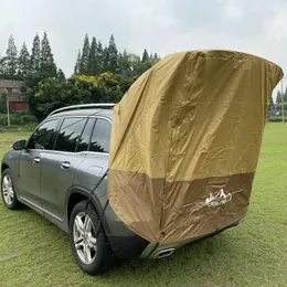 Tende e ripari Tenda per bagagliaio di un'auto Parasole Antipioggia Posteriore Semplice Camper Tour senza guida Barbecue Escursione di campeggio