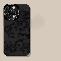 Modische Luxus-Handyhülle für iPhone 15 14 13 12 11 Pro Max 15Pro 15ProMax 14Pro Schwarz Mobile Back Shell Phone Cover Case Großhandel