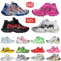 Track Runners 7.0 shoes runner 7 Men Women Pink【code ：L】 jogging hiking Mens Shoes Ancien Trainers Big Size Sneakers