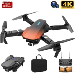 Drones 2023 New Orange E525 E525 E88 Pro Mini Drone 4K Professional 1080p Camera Height Hight Rc Quadcopter Dron Digts Toys Boys YQ240129