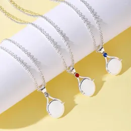 Ожерелья с подвесками, 7-цветное циркониевое ожерелье, модное посеребренное медное телесериал H2o и просто добавь воды, ювелирная пленка с русалкой Gift294h