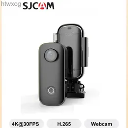 Спортивные экшн-видеокамеры SJCAM C100 Plus Экшн-камера для большого пальца 4K 30FPS H.265 WiFi 30M Водонепроницаемая спортивная веб-камера DV YQ240129