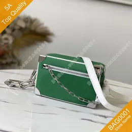 Mini yumuşak gövde çantası adam genç zincir tuval m80816 orijinal kalite crossbody omuz çantaları kutu b157237v