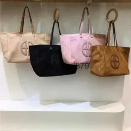 Bolsas de ombro Inglaterra estilo grande capacidade tote para mulheres designer de luxo andbag bolsas 2023 novo em camurça falsa vingtage leers soulderqwertyui879