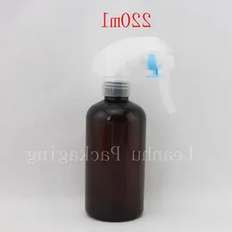 220ml empty plastic spray pump cosmetic bottles containers ,220cc PET bottle with trigger sprayer pump Tgtfw