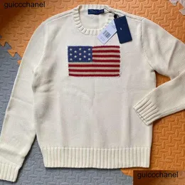 Maglioni da uomo Nuovo maglione lavorato a maglia da donna 23Ss - Bandiera americana Inverno Marchio di moda di lusso di fascia alta Comodo piviere di cotone 100% Drop Otypg