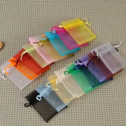 Armreif, 50 Stück, transparente Schmuckbeutel, Organza-Schmuckverpackungsbeutel, Ohrringe, Halsketten, Armbänder, Halter, Beutel, Hochzeitsgeschenkbeutel, 50 %