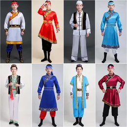 Abbigliamento etnico Minoranza Uomini adulti Miao Zhuang Tujia Yao Dong Costumi mongoli