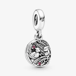 100% 925 Sterling Silver Cute Bird and Mouse Dingle Charms Fit Original European Charm Armband Women Wedding Engagement J270N