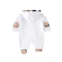 Set di abbigliamento Neonate Neonate Designer per bambini Tute infantili adorabili Set Pagliaccetti Primavera Autunno Vestiti per ragazzo Nuovo pagliaccetto in cotone Drop De Otvnm