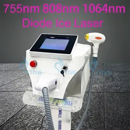 Laserowa maszyna do usuwania włosów 1064 Nm 755NM 808nm Wysoka moc Szybka chłodzenie trwałe odporne włosy Lazer Diode