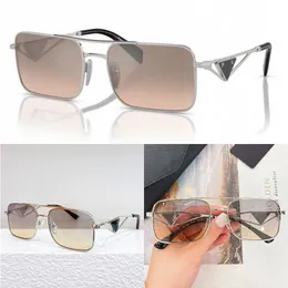 العلامة التجارية للأزياء العلامة التجارية Sunglasses PRA52S Pilot Square Frame Triangle Lass Legs Modern Strendy Sunglass مع صندوق