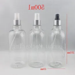 500 ml puste brązowe plastikowe butelki pompowe z drobną mgłą, butelki z rozpylaczem dla zwierząt o pojemności 500 cm3 plastikowe butelki sprayowe pghcb
