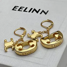 Womens Earrings Designer Hollow Bag Letter Earrings With Gift Box Women's Design Earstuds High Quality Instagram Style