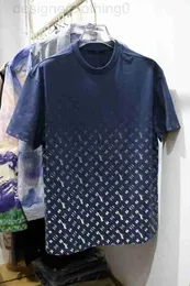 Designer de luxo impressão oblíqua Tees manga curta Top vender alta qualidade puro algodão tendência moletom moda homens camisetas roupas letras bordadas camisetas gráficas