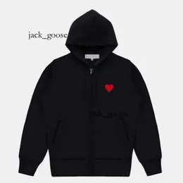 2023 Love Comme des Garcon Hoodie Designer Play Letter Långärmning Pullover Women Red Heart Loose Sweater Clothing CDGS Hoodie 382