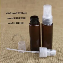 50st/parti 30 ml Amber Pet Parfym Spray Bottle 1oz Plastic Makeup Tools Container Atomizing Cap Refillable Pot Bmtuq