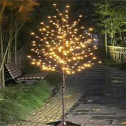 1 5m LED kiraz çiçeği hafif ağaç gövdesi manzara sıcak beyaz düğün luminaria lambası açık aydınlatma yeni yıl su geçirmez1293l