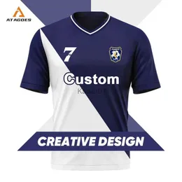 Fans Tops Tees Other Sporting Goods Custom Retro Short Sleeve Soccer Jersey Personalized Sublimation Printed Goalkeeper Football Shirts Soccer Wear Sets WO-X1003