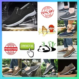 Designer Casual Platform Steg på skor för medelålders äldre människor Kvinnor MAN ARBETA Snabbt Walking Autumn Bekväm slitstarka Slip Sole Pappas skor