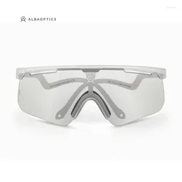 야외 안경 선 Pochromic 사이클링 선글라스 남성 스포츠 UV400 브랜드 Alba Optics Goggles TR90 자전거 편광 안경 여성