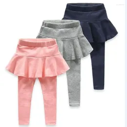 Pantaloni Ragazza Legging Gonna-Pantaloni Gonne Torta Bambino Primavera/Autunno Leggings Caldi Stivali per Ragazze per Bambini da 2 a 5 Anni