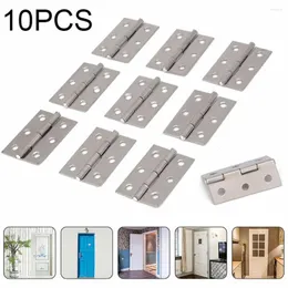 Bath Accessory Set 10 X Stainless Steel Door Hinges 2 Inch Cabinet Hinge Connector Window Flat Bookcase Drawer Furniture Hardware