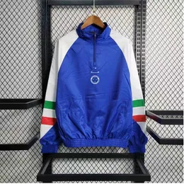 Cruzeiro Esporte Clune Erkekler Ceket Windbreaker Sweatshirt Yarım fermuarlı yuvarlak yaka rüzgarlık açık rüzgar kırıcı erkekler moda gündelik spor ceket