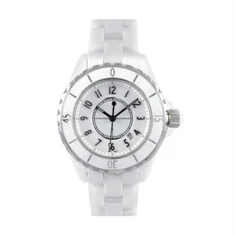 H0968 Ceramic Watch Fashion Märke 33 38mm Vattenbeständiga armbandsur Luxury Women's Watch Fashion Present Märke Luxur Watch R2658