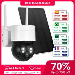 WiFi ICSEE Solar Surveillance Camera z panelem 2.4GHz Wireless Outdoor IP Home Monitor