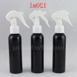 120 ml x 40 leer schwarzer Plastikspray -Triggerflaschen 120cc DIY Make -up -Sprühgerät -Behälterflasche mit Sprühtriggerpumpe 4oz FWSCC