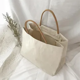 Sacos de ombro lona shopper grande tote saco de compras para mulher 2021 algodão pano bolsas femininas senhoras praia sac a m288v