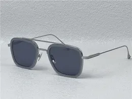 새로운 패션 디자인 남자 선글라스 006 정사각형 프레임 빈티지 스타일 UV400 보호 야외 안경 케이스